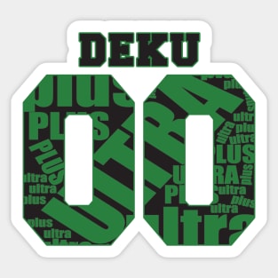 Deku - Plus Ultra Jersey Sticker